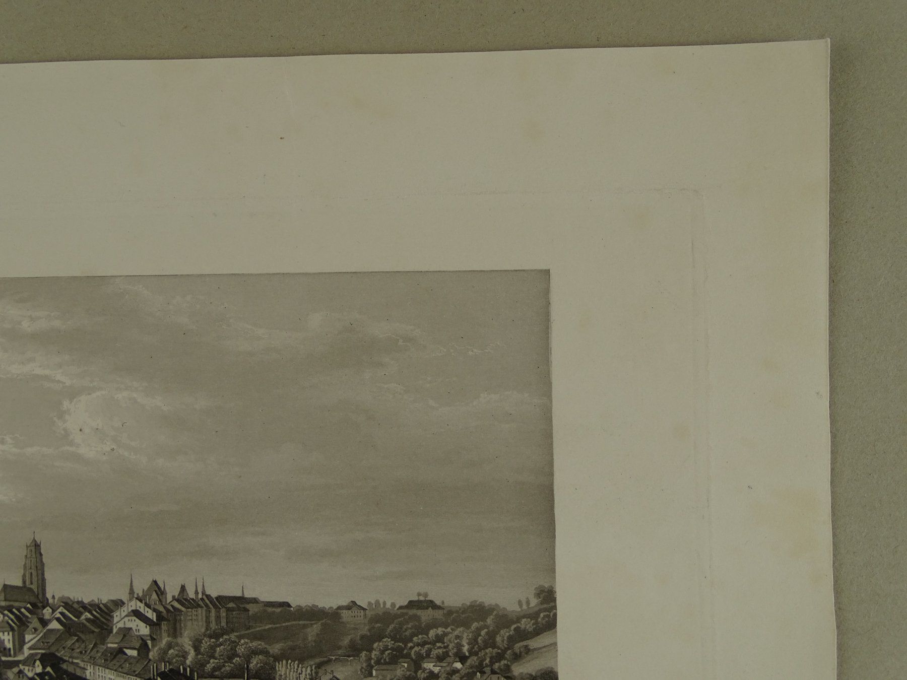 Incisioni: BERN, AQUATINTA UM 1850 – Usato da Grüningen venduto da Kartensammler 4